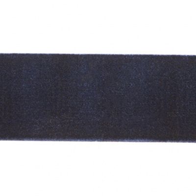 Лента бархатная нейлон, шир.25 мм, (упак. 45,7м), цв.180-т.синий - купить в Элисте. Цена: 800.84 руб.