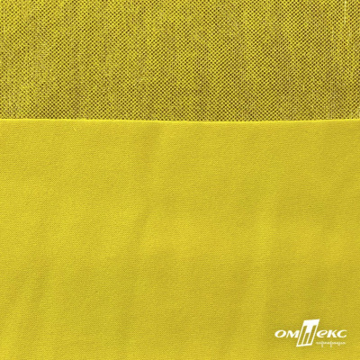 Трикотажное полотно голограмма, шир.140 см, #602 -жёлтый/жёлтый - купить в Элисте. Цена 385.88 руб.