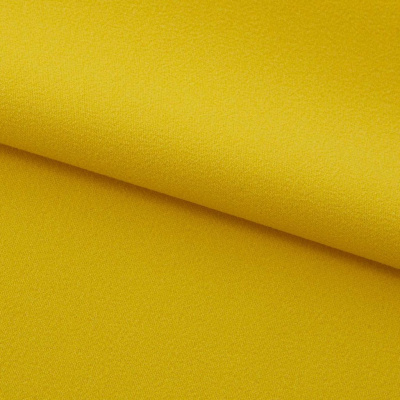 Креп стрейч Амузен 14-0756, 85 гр/м2, шир.150см, цвет жёлтый - купить в Элисте. Цена 194.07 руб.