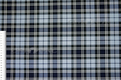 Ткань костюмная клетка Т7274 2004, 220 гр/м2, шир.150см, цвет т.синий/гол/бел - купить в Элисте. Цена 