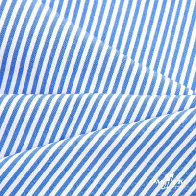 Ткань сорочечная Полоска Кенди, 115 г/м2, 58% пэ,42% хл, шир.150 см, цв.3-синий, (арт.110) - купить в Элисте. Цена 306.69 руб.