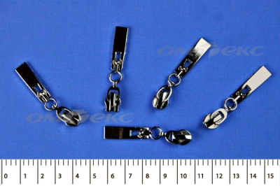 Слайдер декоративный, металлический №1/спираль Т7/никель - купить в Элисте. Цена: 6.29 руб.