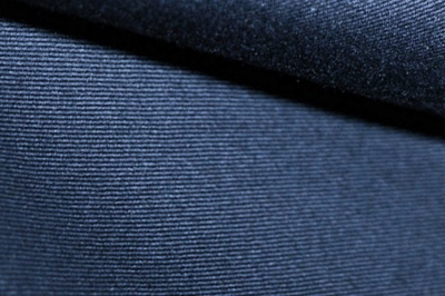 Ткань костюмная 8874/3, цвет темно-синий, 100% полиэфир - купить в Элисте. Цена 433.60 руб.