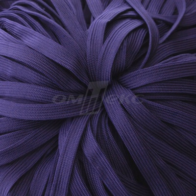 Шнур 15мм плоский (100+/-1м) №10 фиолетовый - купить в Элисте. Цена: 10.21 руб.