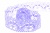 Тесьма кружевная 0621-2063, шир. 40 мм/уп. 20+/-1 м, цвет 107-фиолет - купить в Элисте. Цена: 933.93 руб.