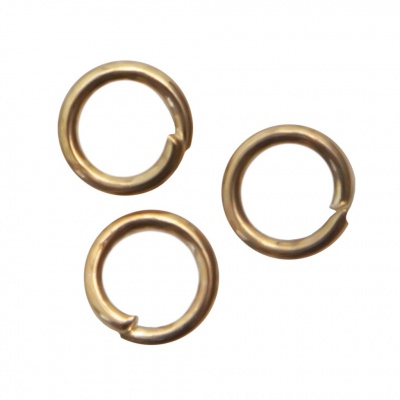 Кольцо  соединительное для бижутерии 4 мм, цв.-золото - купить в Элисте. Цена: 0.41 руб.