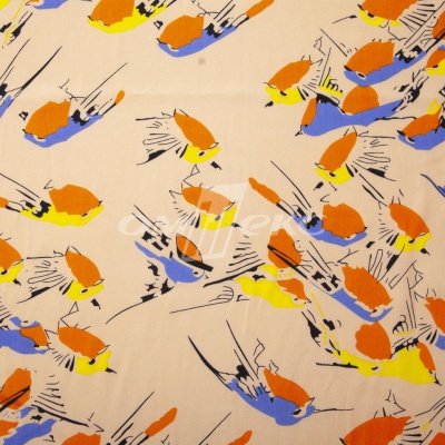 Плательная ткань "Софи" 14.1, 75 гр/м2, шир.150 см, принт птицы - купить в Элисте. Цена 241.49 руб.