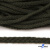 Шнур плетеный d-6 мм круглый, 70% хлопок 30% полиэстер, уп.90+/-1 м, цв.1075-хаки - купить в Элисте. Цена: 588 руб.