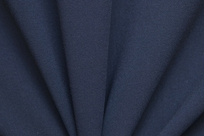 Костюмная ткань с вискозой "Бриджит", 210 гр/м2, шир.150см, цвет т.синий - купить в Элисте. Цена 564.96 руб.