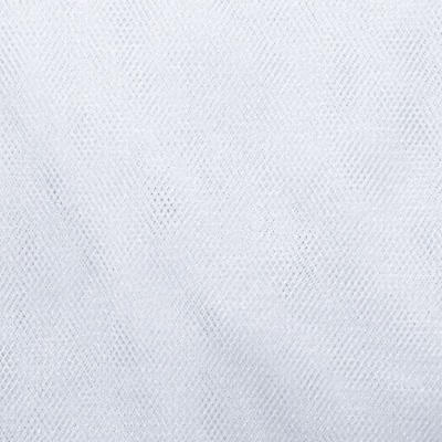 Трикотажное полотно Тюль Кристалл, 100% полиэфир, 16-01/белый, 15гр/м2, шир.160см. - купить в Элисте. Цена 129.70 руб.
