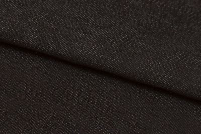 Ткань джинсовая №96, 160 гр/м2, шир.148см, цвет чёрный - купить в Элисте. Цена 350.42 руб.