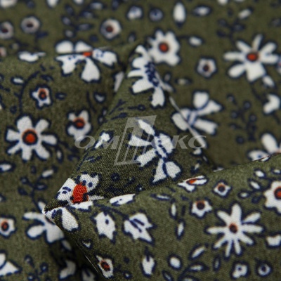 Плательная ткань "Фламенко" 11.2, 80 гр/м2, шир.150 см, принт растительный - купить в Элисте. Цена 259.21 руб.