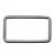 Рамка металлическая прямоугольная, 40 х 15 мм- тём.никель - купить в Элисте. Цена: 4.60 руб.
