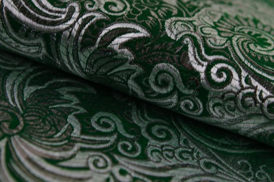 Ткань костюмная жаккард, 135 гр/м2, шир.150см, цвет зелёный№4 - купить в Элисте. Цена 441.94 руб.