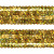 Тесьма с пайетками D16, шир. 20 мм/уп. 25+/-1 м, цвет золото - купить в Элисте. Цена: 778.19 руб.